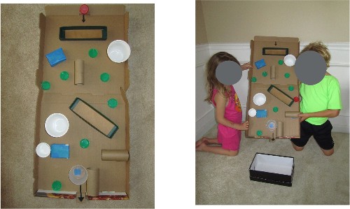 Turn a shoebox into hours of fun with this DIY target golf idea. A