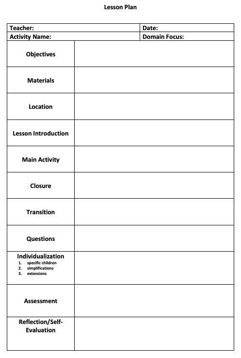 Writing Effective Lesson Plans for Early Childhood Classrooms