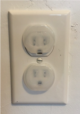 electrical outlet with covers
