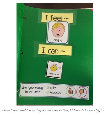 Example of children being able to identify their feelings in themselves